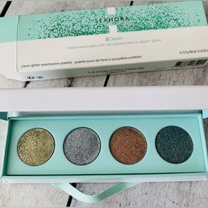 Sephora SClean glitter eyeshadow pallet